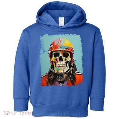 Skeleton Ice Hockey Great Gift Toddler Hoodie
