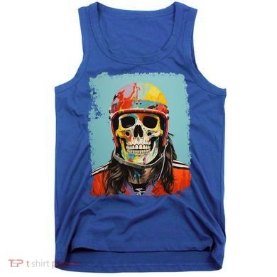 Skeleton Ice Hockey Great Gift Tank Top