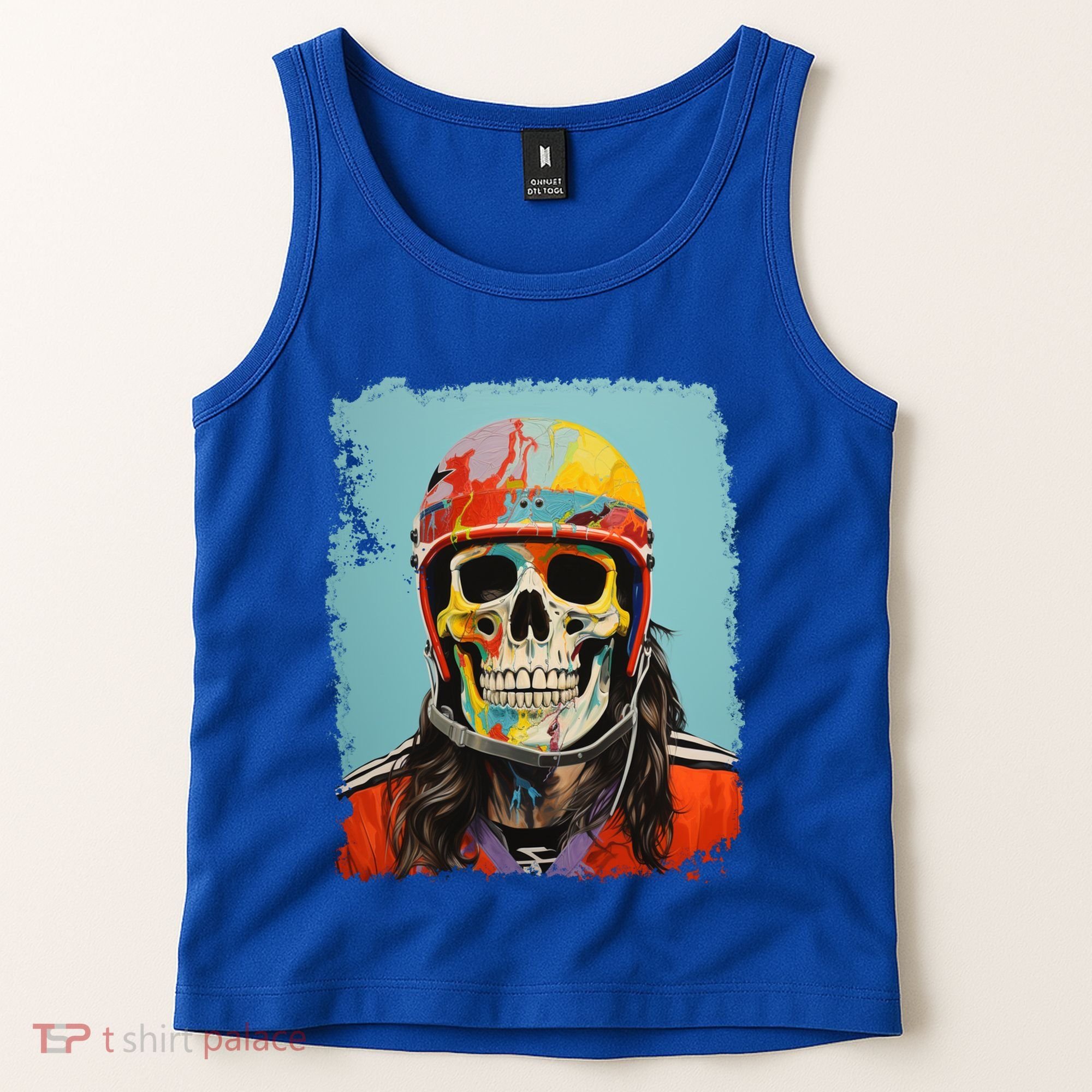 Skeleton Ice Hockey Great Gift Tank Top