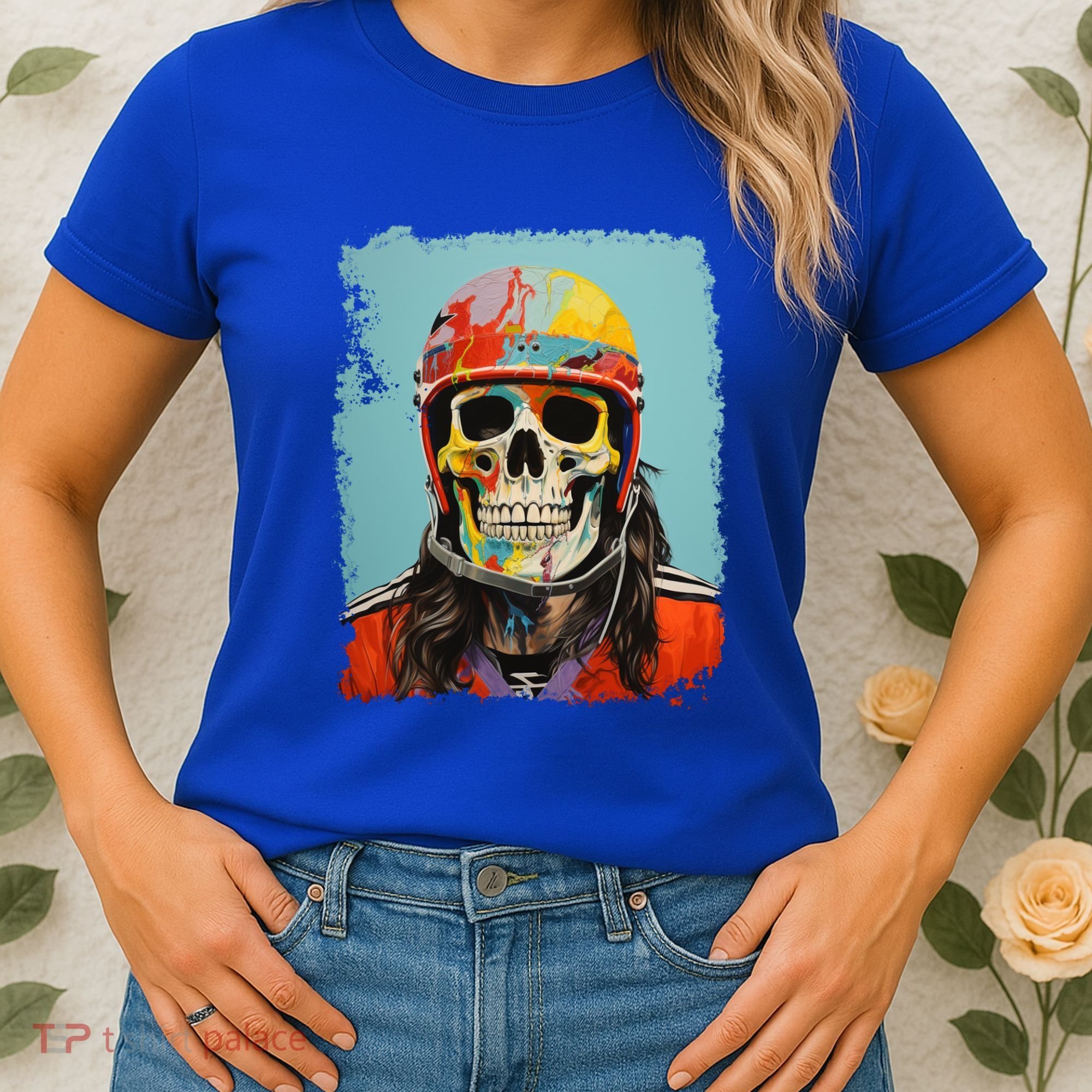 Skeleton Ice Hockey Great Gift Women's T-Shirt