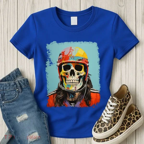 Skeleton Ice Hockey Great Gift Women's T-Shirt