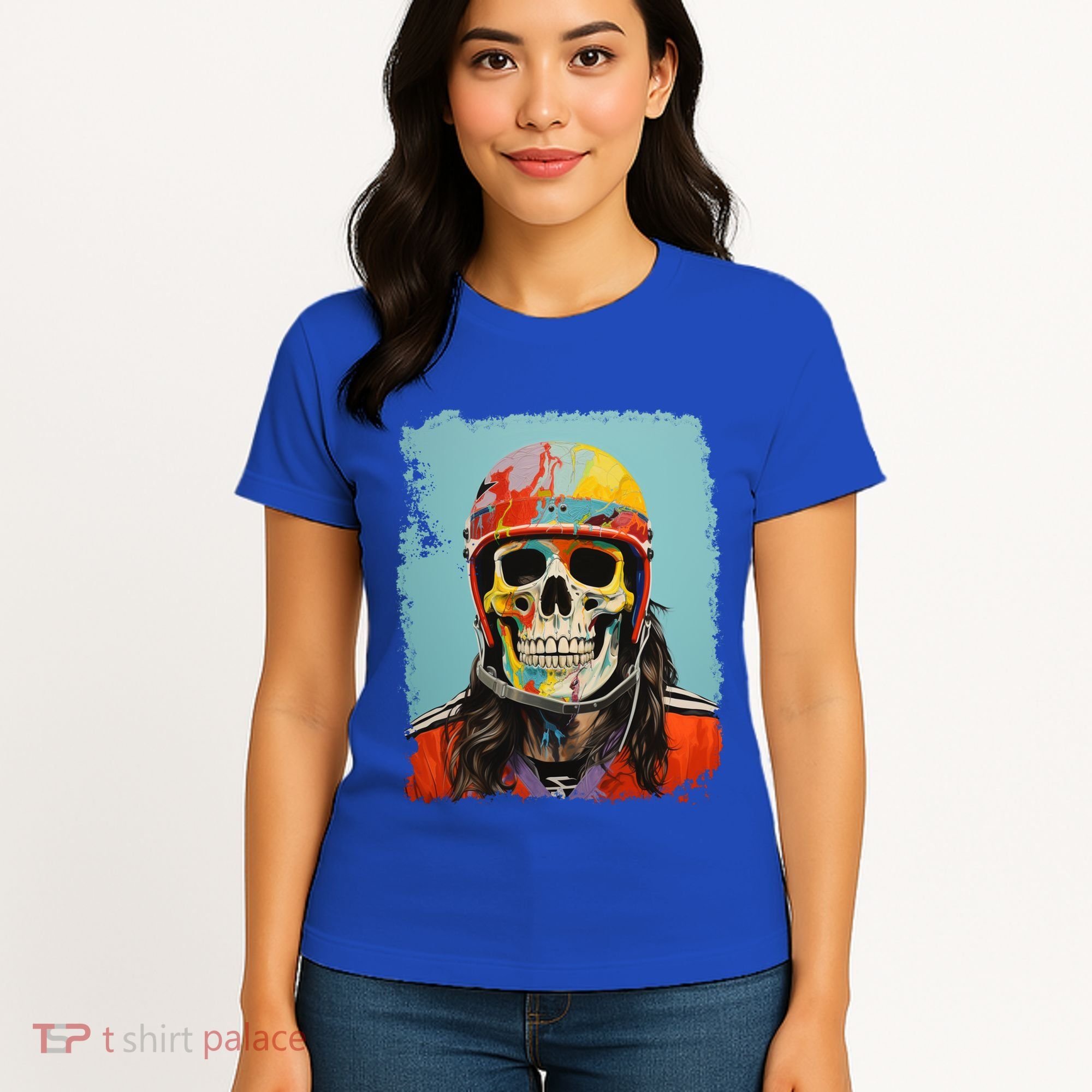 Skeleton Ice Hockey Great Gift Women's T-Shirt