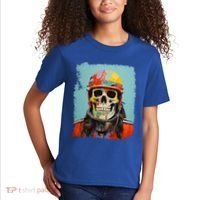 Skeleton Ice Hockey Great Gift Kids T-Shirt thumb 2