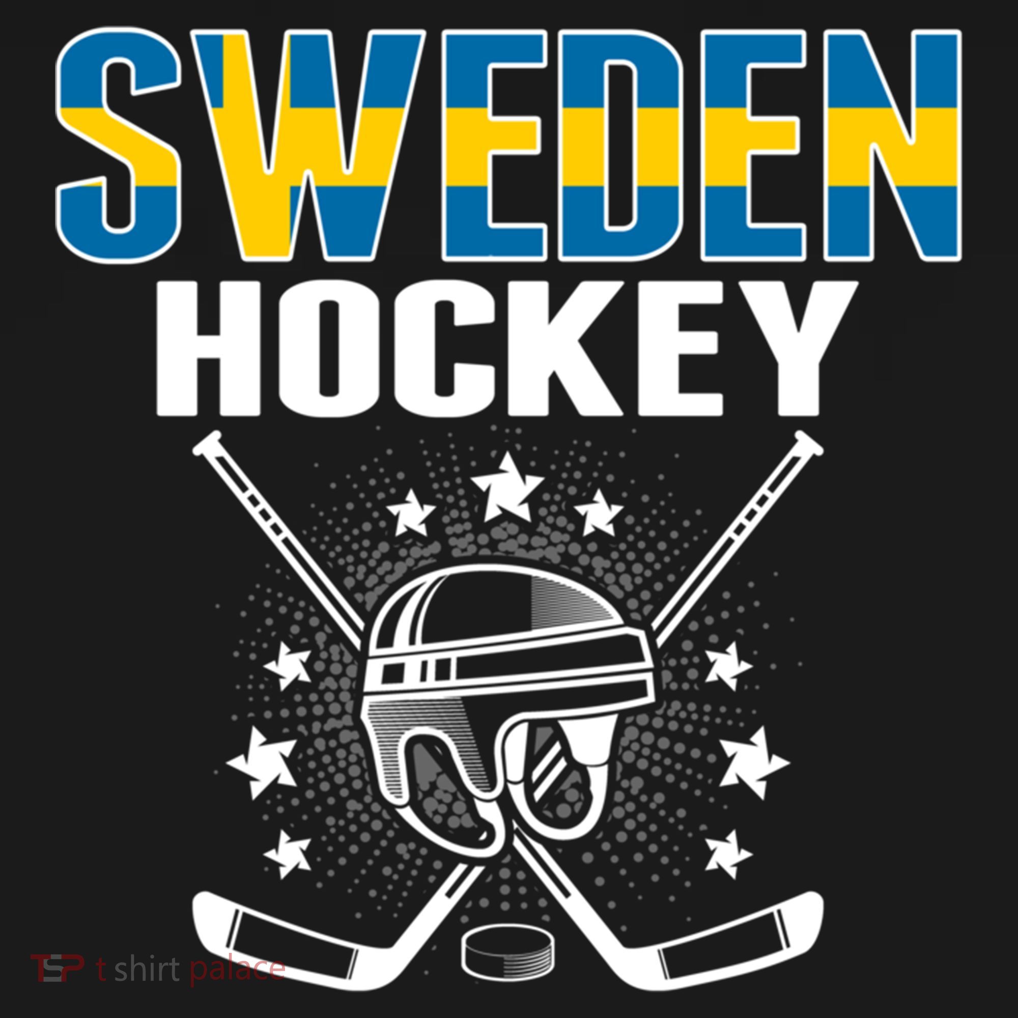 Sweden Ice Hockey Fans Jersey Support Swedish Hockey Team Funny Gift Women's Hoodie