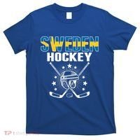 Sweden Ice Hockey Fans Jersey Support Swedish Hockey Team Funny Gift T-Shirt thumb 0
