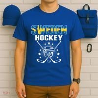 Sweden Ice Hockey Fans Jersey Support Swedish Hockey Team Funny Gift T-Shirt thumb 6