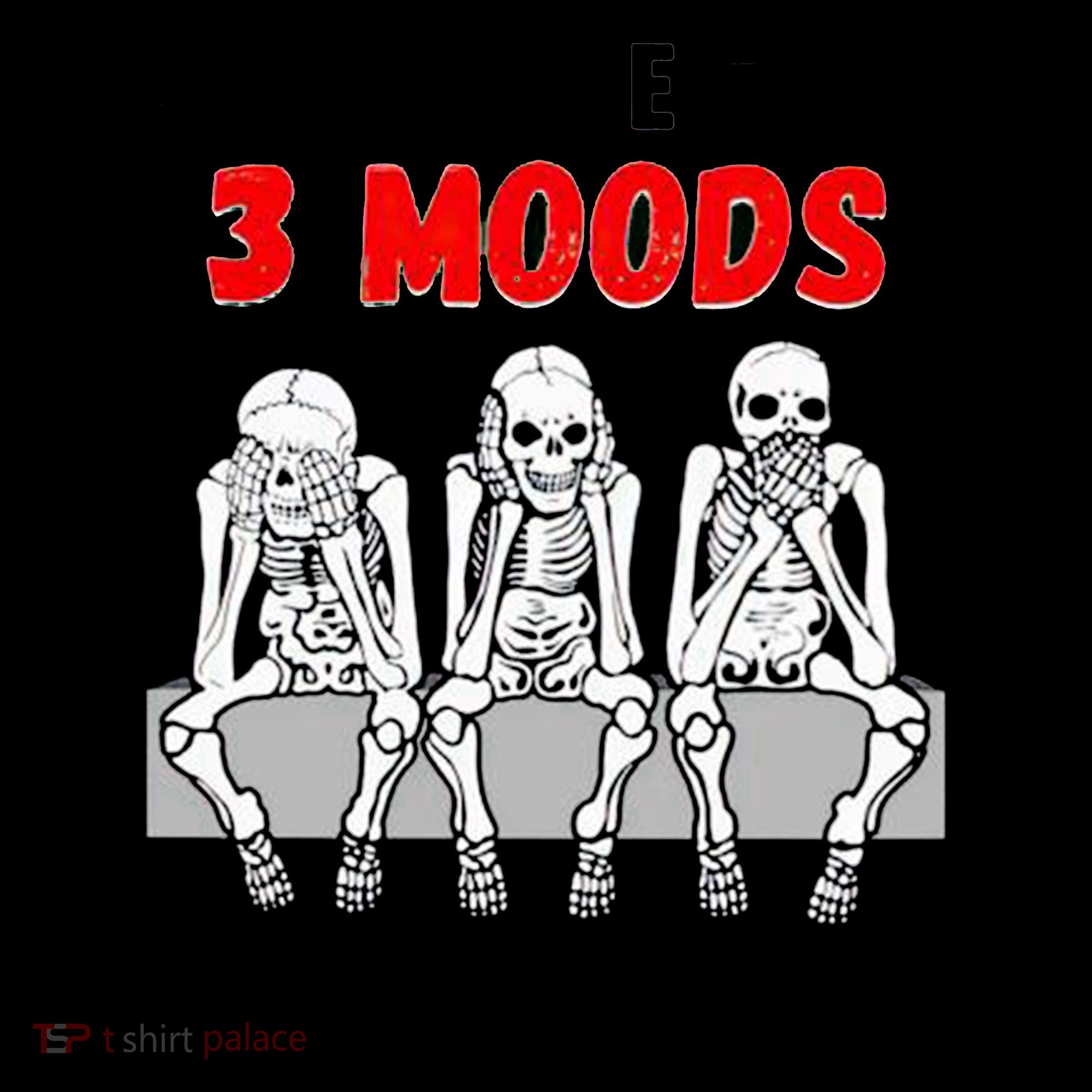 Skeleton I Have 3 Moods IDK IDC And IDGAF Coffee Mug