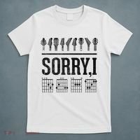Sorry IDGAF Hidden Message Music Note Dgaf Guitar Chords T-Shirt thumb 5