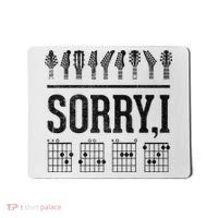 Sorry IDGAF Hidden Message Music Note Dgaf Guitar Chords Mousepad thumb 0