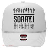 Sorry IDGAF Hidden Message Music Note Dgaf Guitar Chords Hat thumb 0