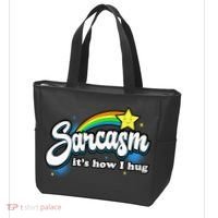 Sarcasm ItS How I Hug Tote Bag thumb 3
