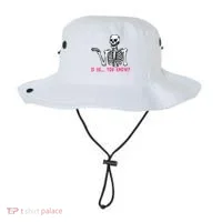 Skeleton Is He You Know Meme Bucket Hat thumb 0