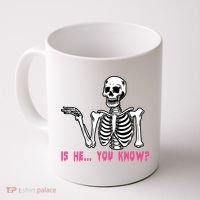 Skeleton Is He You Know Meme Coffee Mug thumb 0