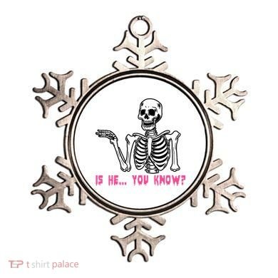 Skeleton Is He You Know Meme Ornament