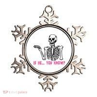 Skeleton Is He You Know Meme Ornament thumb 0