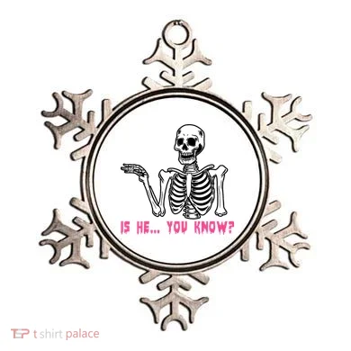 Skeleton Is He You Know Meme Ornament