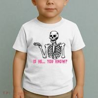 Skeleton Is He You Know Meme Toddler T-Shirt thumb 2
