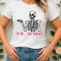 Skeleton Is He You Know Meme Women's T-Shirt thumb 2