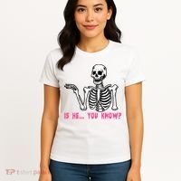 Skeleton Is He You Know Meme Women's T-Shirt thumb 4