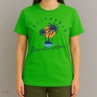Summer In Huntington Beach Californa T-Shirt thumb 4