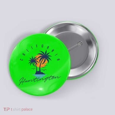 Summer In Huntington Beach Californa Button