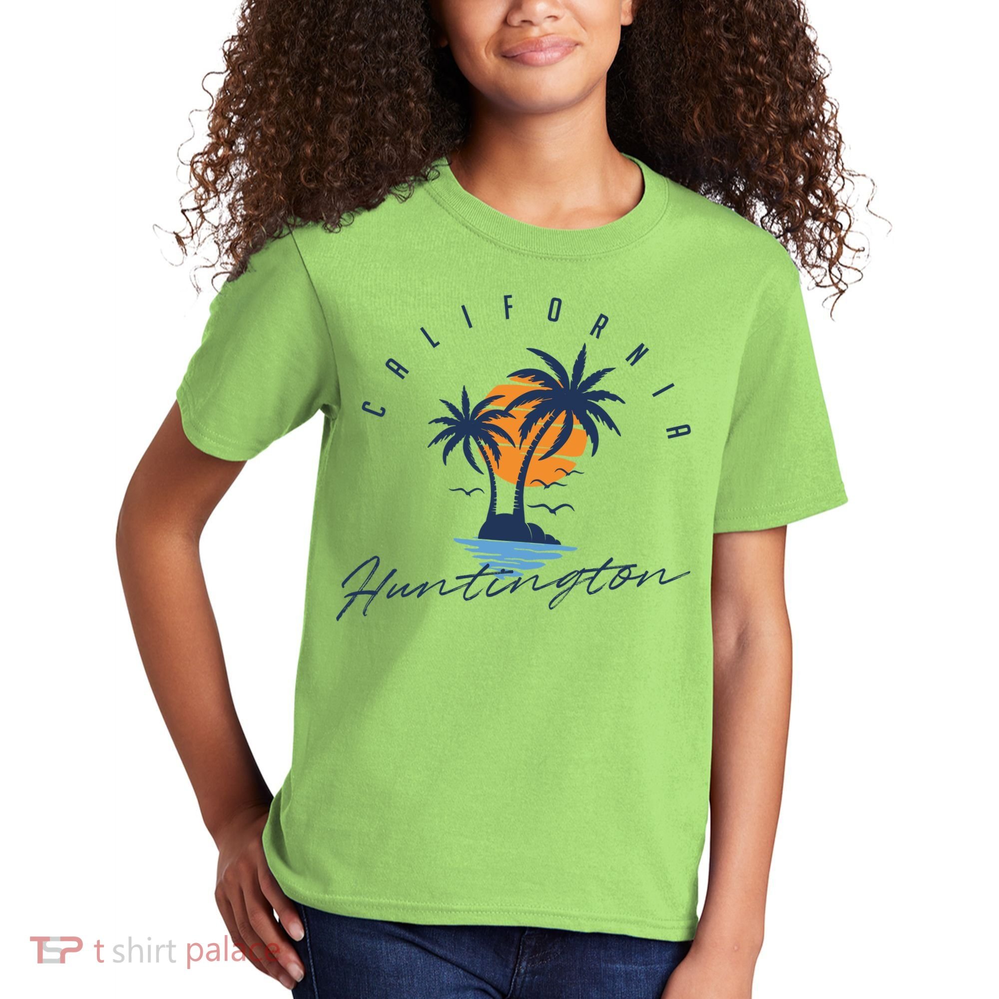 Summer In Huntington Beach Californa Kids T-Shirt
