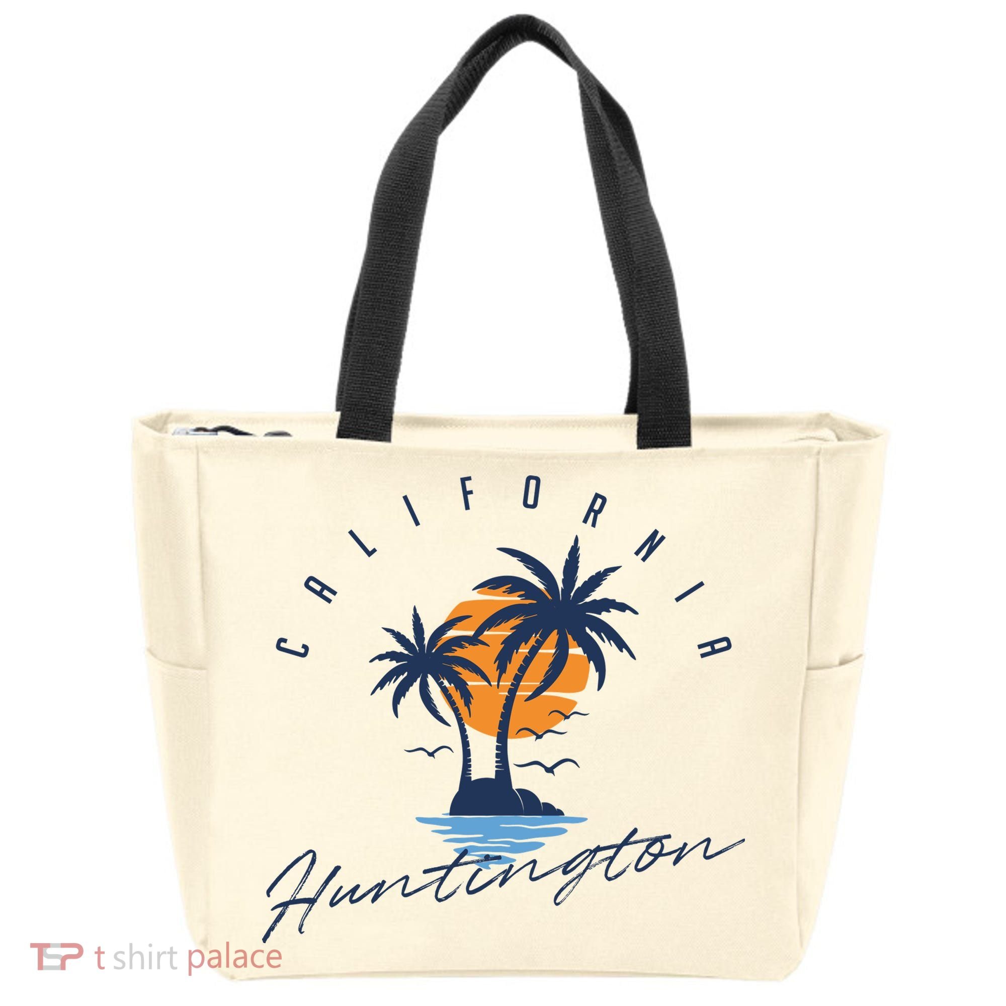 Summer In Huntington Beach Californa Tote Bag