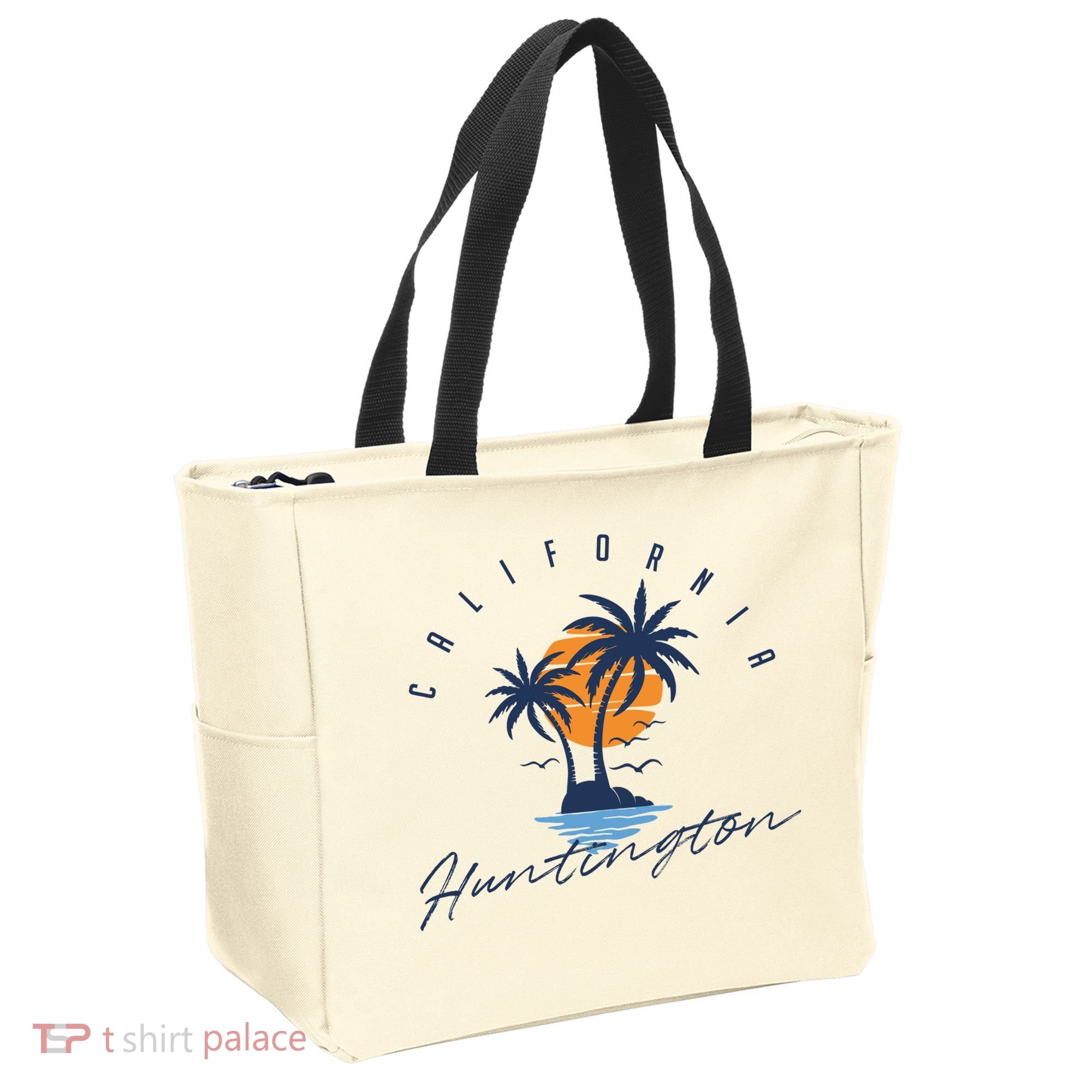 Summer In Huntington Beach Californa Tote Bag