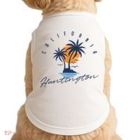 Summer In Huntington Beach Californa Doggie Tank thumb 0