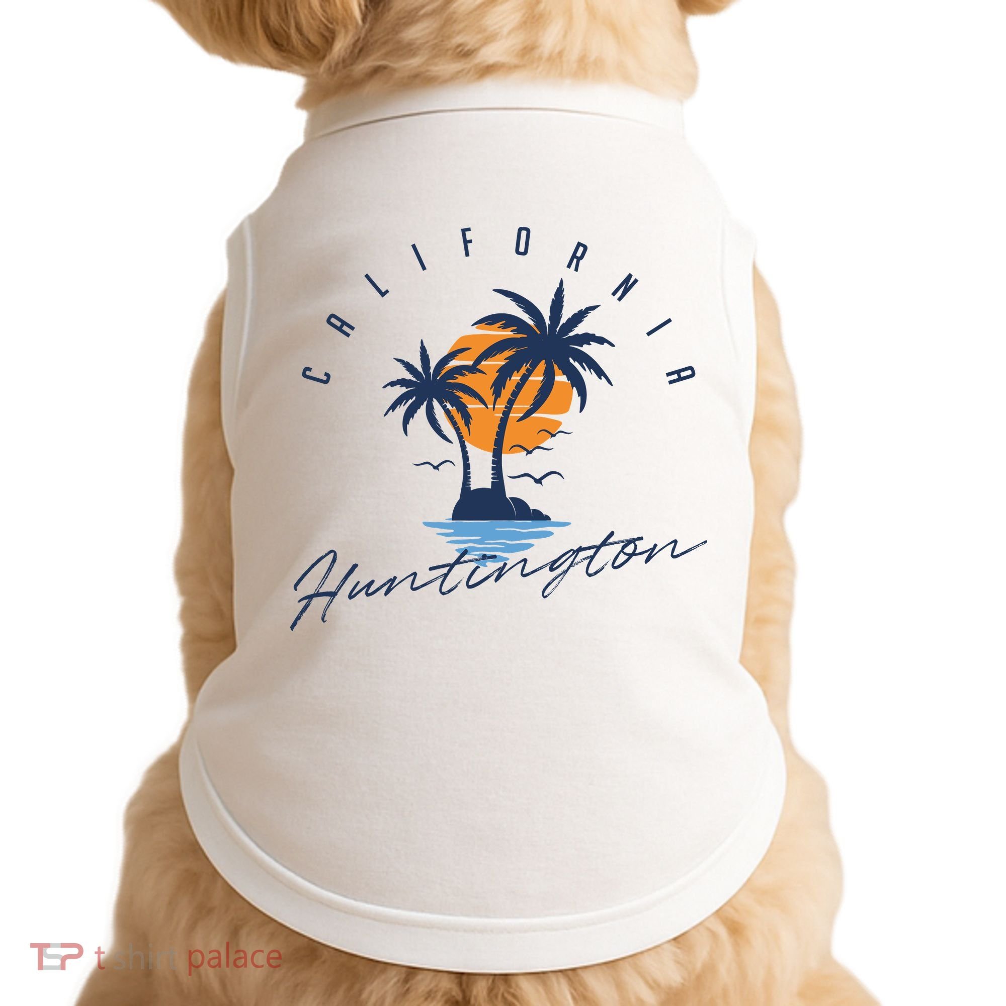 Summer In Huntington Beach Californa Doggie Tank