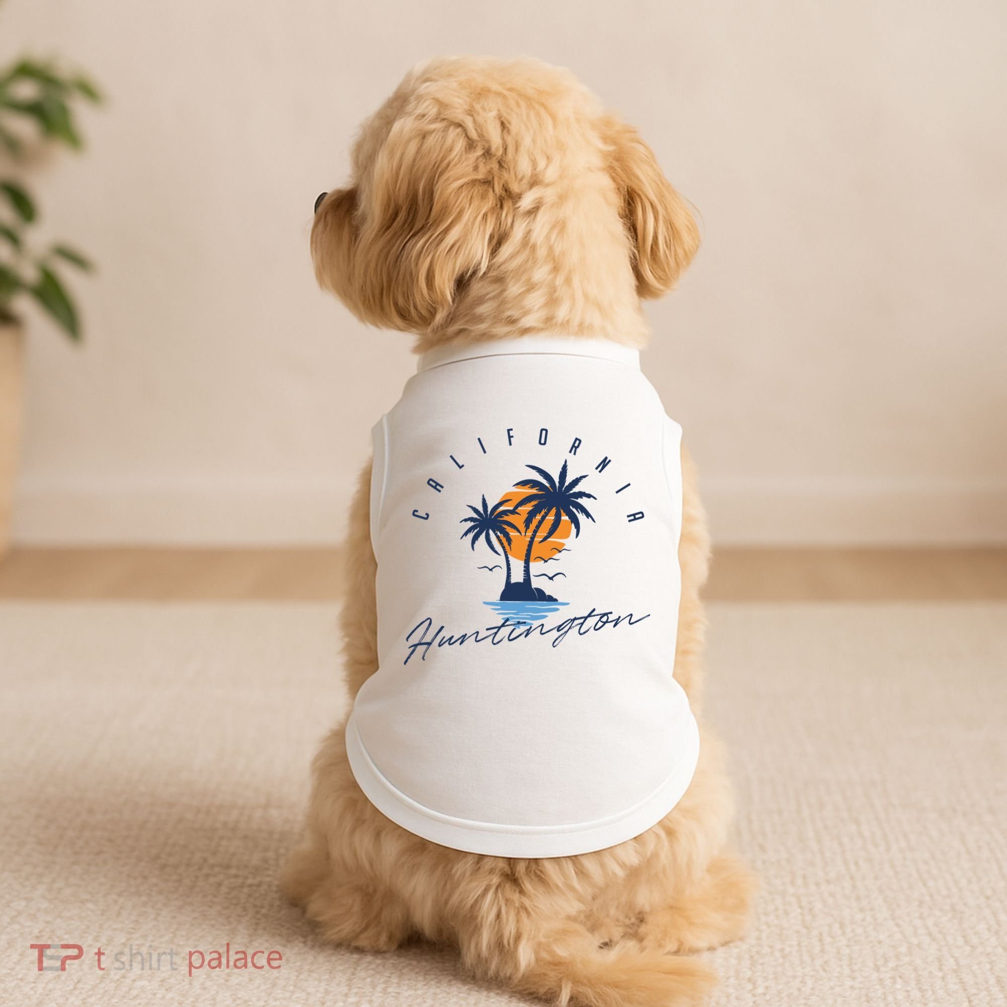 Summer In Huntington Beach Californa Doggie Tank