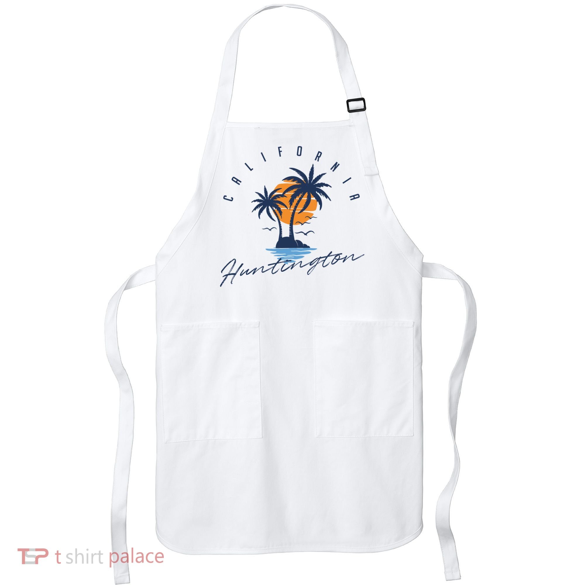 Summer In Huntington Beach Californa Apron