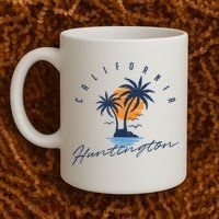 Summer In Huntington Beach Californa Coffee Mug thumb 2