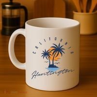 Summer In Huntington Beach Californa Coffee Mug thumb 4