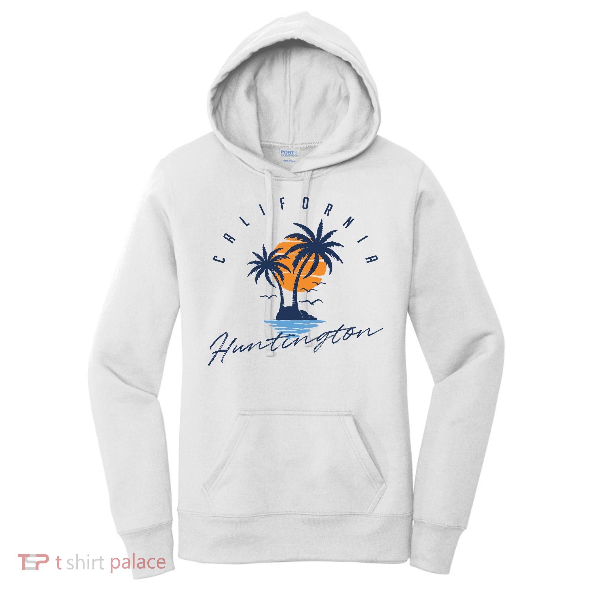 Summer In Huntington Beach Californa Women's Hoodie