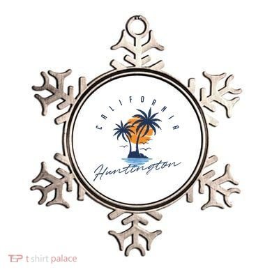 Summer In Huntington Beach Californa Ornament