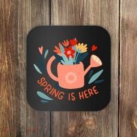 Spring Is Here Gardening Floral Coaster thumb 0