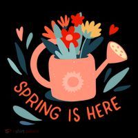 Spring Is Here Gardening Floral Coaster thumb 2