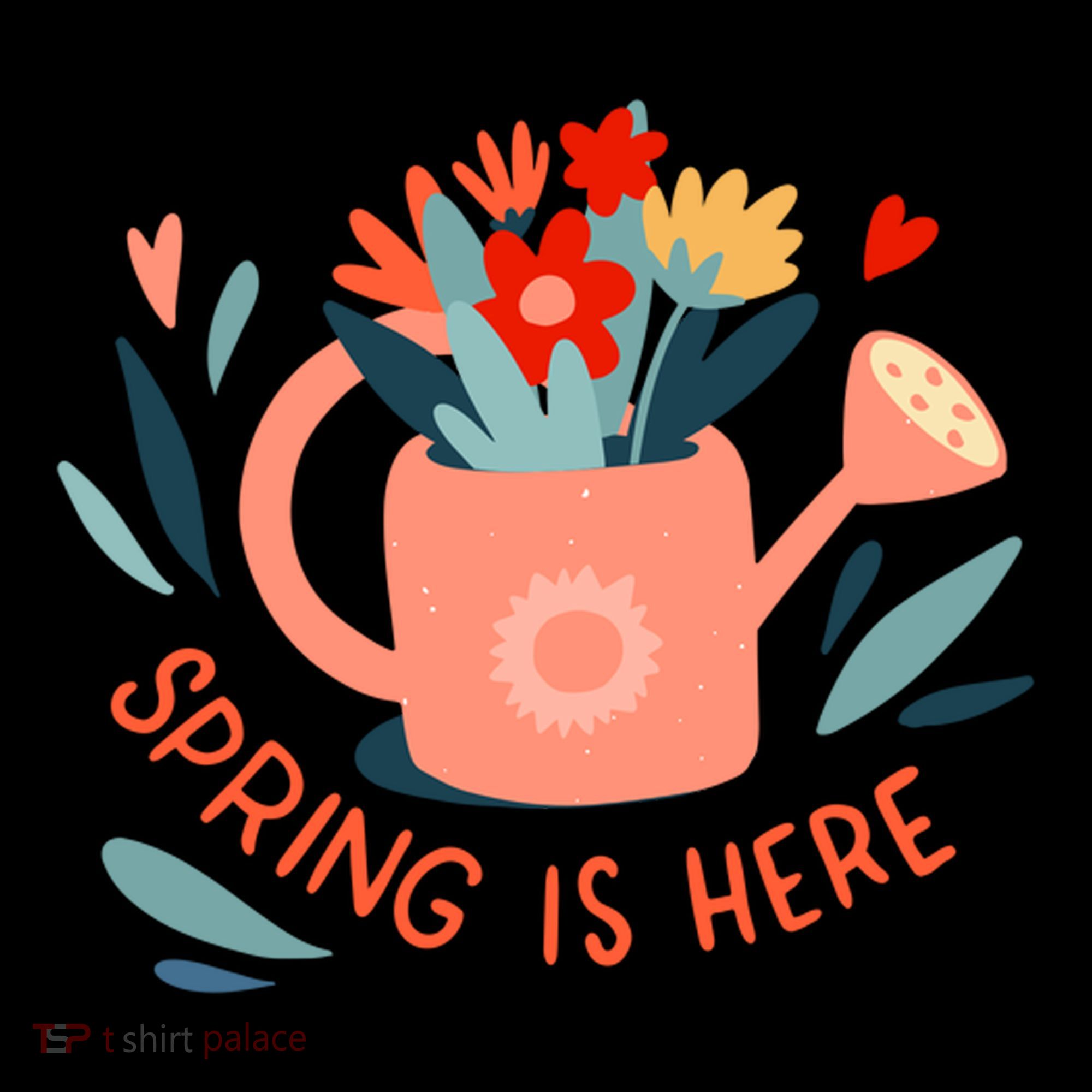 Spring Is Here Gardening Floral Coaster