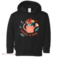 Spring Is Here Gardening Floral Toddler Hoodie thumb 0