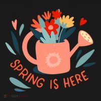 Spring Is Here Gardening Floral Tote Bag thumb 4