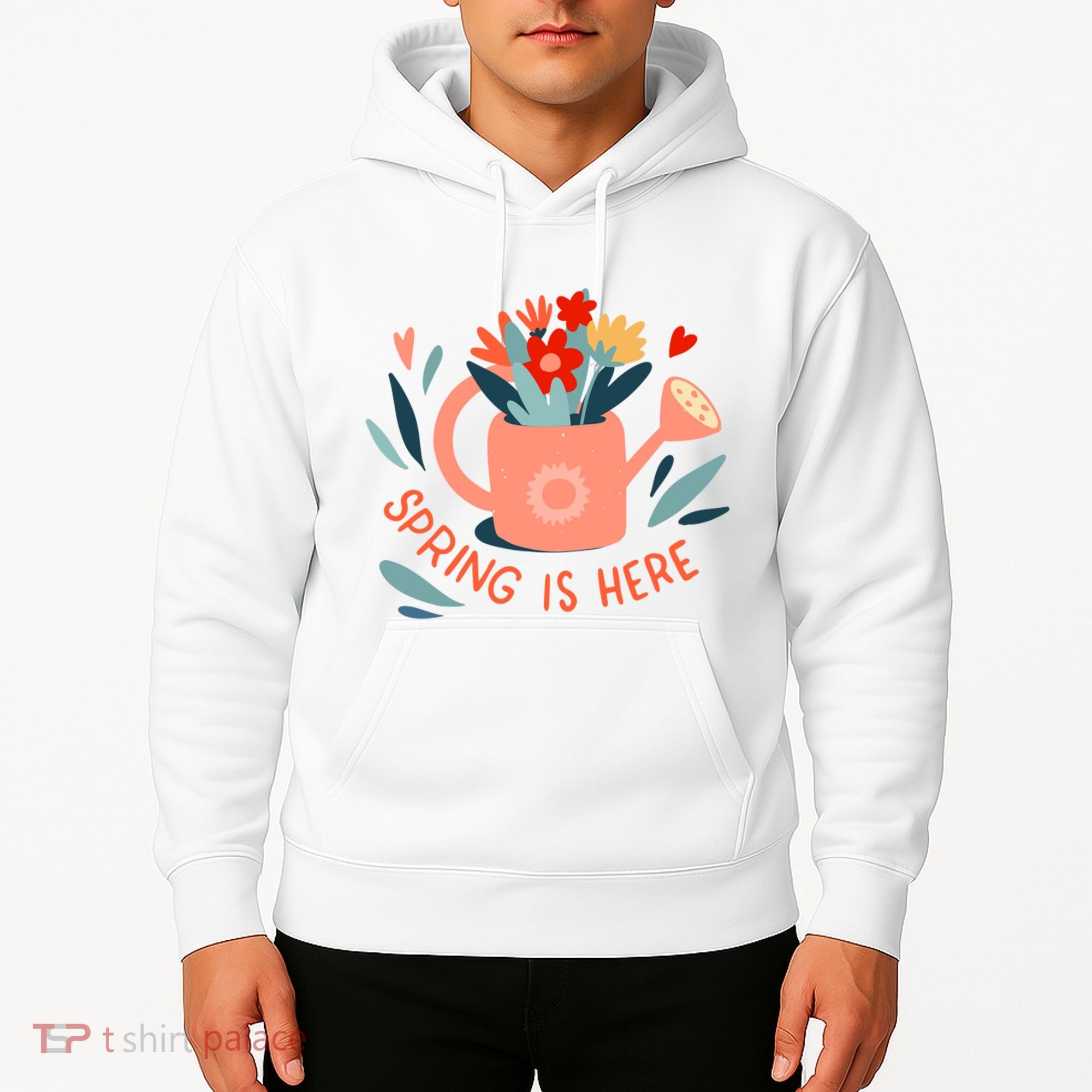 Spring Is Here Gardening Floral Hoodie