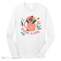 Spring Is Here Gardening Floral Long Sleeve Shirt thumb 0