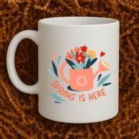 Spring Is Here Gardening Floral Coffee Mug thumb 2