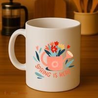 Spring Is Here Gardening Floral Coffee Mug thumb 4