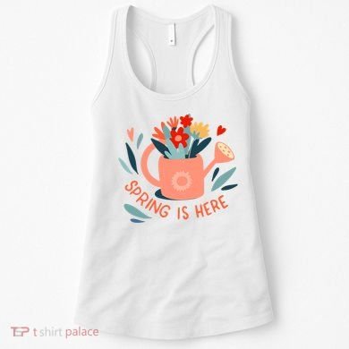 Spring Is Here Gardening Floral Women's Tank Top