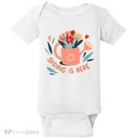 Spring Is Here Gardening Floral Baby Bodysuit thumb 0