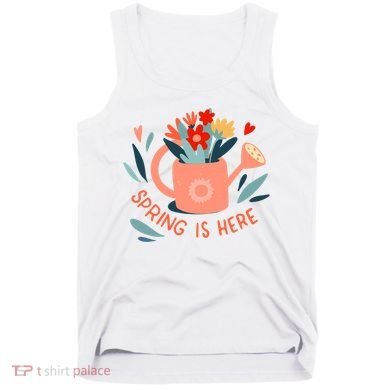 Spring Is Here Gardening Floral Tank Top