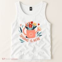 Spring Is Here Gardening Floral Tank Top thumb 2