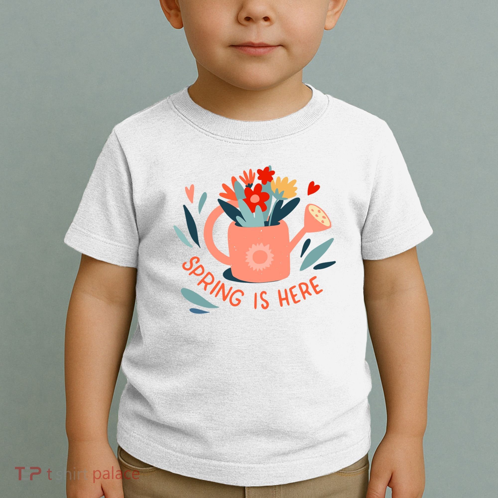 Spring Is Here Gardening Floral Toddler T-Shirt